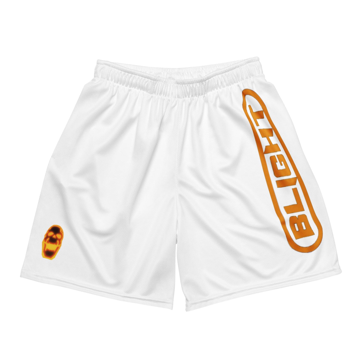 Orange Blight Mesh Shorts